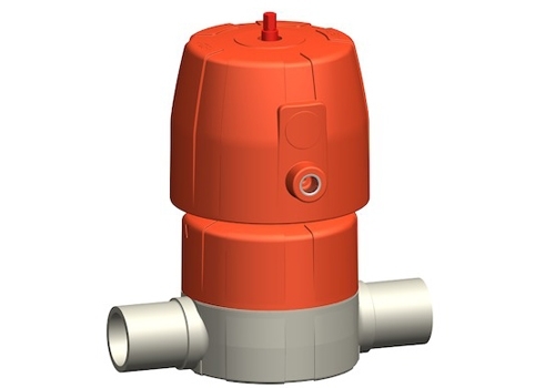 +GF+氣動(dòng)隔膜閥DIASTAR 16常閉(FC) 帶承插焊插端 公制