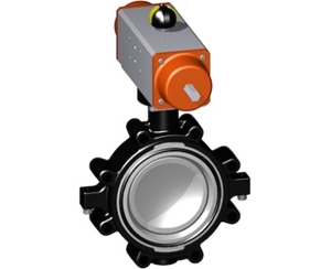 242型凸耳式蝶閥， 不帶手動手柄、GF蝶閥 氣動蝶閥