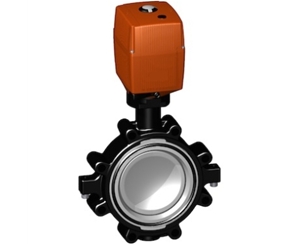 +GF+電動蝶閥 電動塑料蝶閥，100-230V GF141型凸耳式蝶閥 進口蝶閥